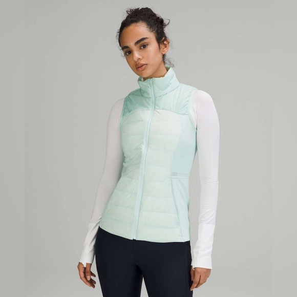NWT Lululemon Down For It All Puffer Vest - Delicate Mint - Outdoor Winter Fall - Picture 3 of 16